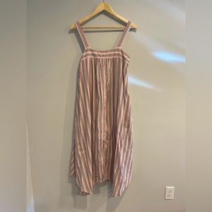 XIRENA Tatum Dress Pastel Stripes XIRENA Cotton Midi Sun Dress Medium